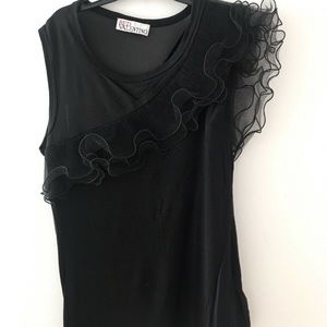 Black Red Valentino tank XS